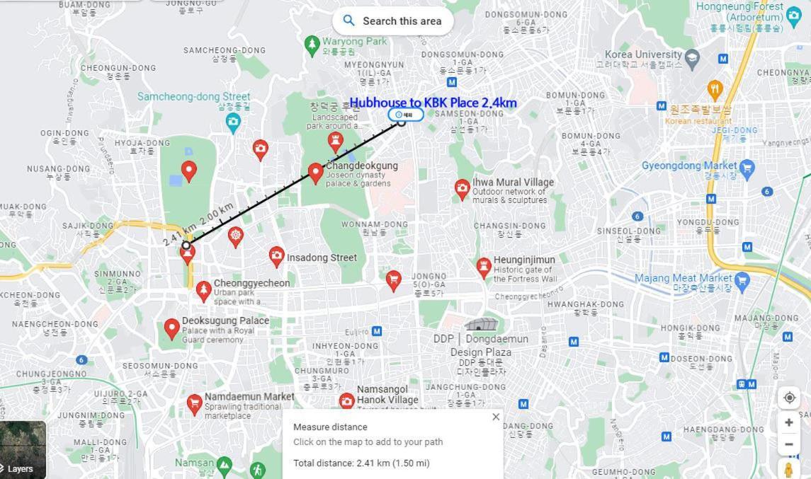 Hub House Livingtel Hostel Seul Exterior foto